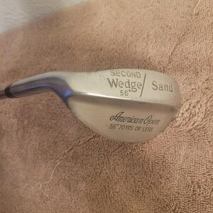 American Open Second Wedge Sand Wedge 56° Golf Club True Temper Steel Shaft LH